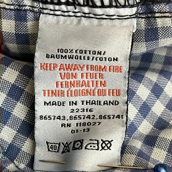 Mini Boden Dark Wash Adjustable Waist Jeans in a size 9Y - Picture 6 of 9